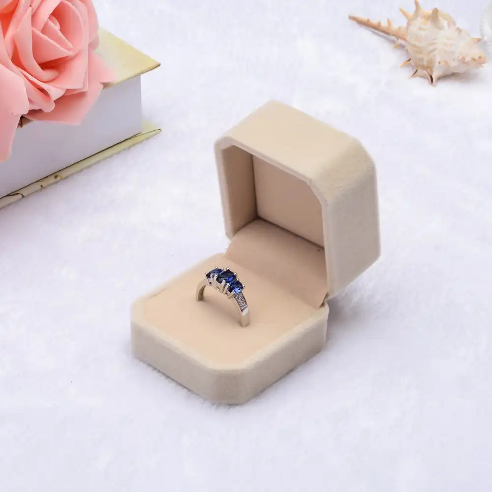 2020 new fashion velvet engagement wedding earring ring pendant
