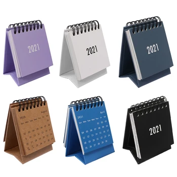 6pcs Reusable Compact 2021 Calendar Simple Desktop Calendar Dual Daily Schedule Table Planner Yearly Agenda Organizer Office
6pcs Reusable Compact 2021 Calendar Simple Desktop Calendar Dual Daily Schedule Table Planner Yearly Agenda Organizer Office