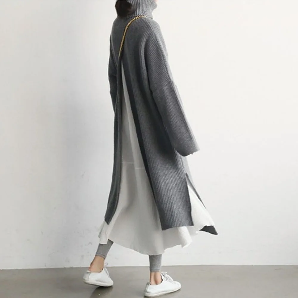 Sweater Dress Women Korea Autumn Winter Fashion 2020 New Style A-LINE Female Chic Knit Elegant Casual Pullover Turtleneck
Sweater Dress Women Korea Autumn Winter Fashion 2020 New Style A-LINE Female Chic Knit Elegant Casual Pullover Turtleneck