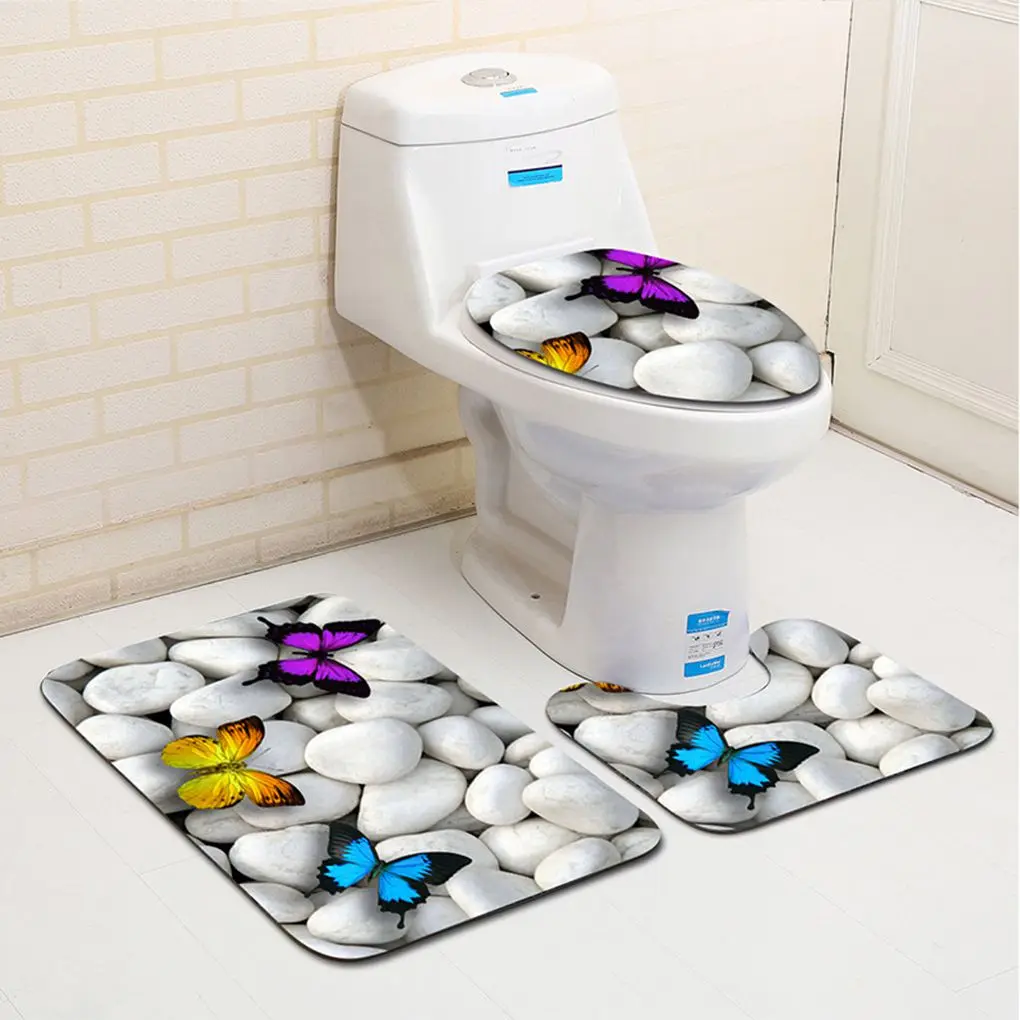 Bathroom Mat Set Anti-Slip Kitchen Bath Mat Carpet Bathroom Toliet Rug Washable Beach Style 3Pcs/set
Bathroom Mat Set Anti-Slip Kitchen Bath Mat Carpet Bathroom Toliet Rug Washable Beach Style 3Pcs/set