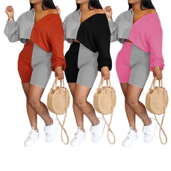 Casual Loose T-shirt & Shorts Sets Women's Two Piece Set Fashion Leisure Suit 2 Piece Set Women
Casual Loose T-shirt & Shorts Sets Women's Two Piece Set Fashion Leisure Suit 2 Piece Set Women