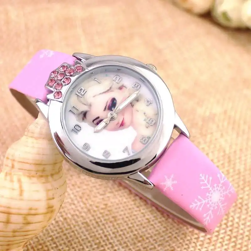 Snow Princess Aisha Anna Princess cartoon girl belt children's Quartz Watch
Snow Princess Aisha Anna Princess cartoon girl belt children's Quartz Watch