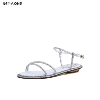 Fashion Elegant Sandals Low Heels Sandals 2020 Summer Party Women Shoes Genuine Leather Rome Brand Design Shoes Woman
Fashion Elegant Sandals Low Heels Sandals 2020 Summer Party Women Shoes Genuine Leather Rome Brand Design Shoes Woman