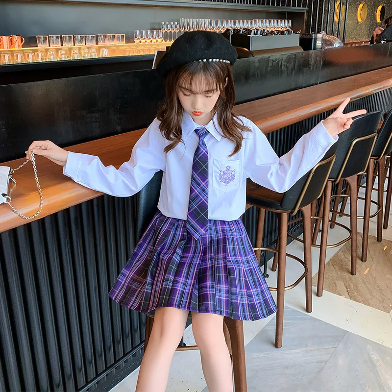 New Pleated Skirt 2022 Long Sleeve Shirt Teenage Jk Skirt Sexy Plaid Mini Skirt Dance Skirt Idol Costume Girls Student Uniforms
New Pleated Skirt 2022 Long Sleeve Shirt Teenage Jk Skirt Sexy Plaid Mini Skirt Dance Skirt Idol Costume Girls Student Uniforms
