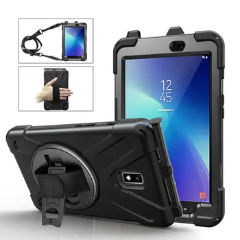 For Samsung Galaxy Tab Active 2 T395 T390 Case 360 Degree Rotating Silicon Cover SM-T390 SM-T395 Funda with Shoulder Hand Strap
For Samsung Galaxy Tab Active 2 T395 T390 Case 360 Degree Rotating Silicon Cover SM-T390 SM-T395 Funda with Shoulder Hand Strap