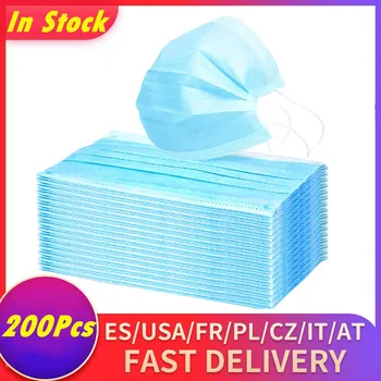 50/100/200Pcs Non-woven Disposable Mask Masque 3Layers Anti Dust Face Mask Adults Breathable Elastic Earloop Masks Mascherine
50/100/200Pcs Non-woven Disposable Mask Masque 3Layers Anti Dust Face Mask Adults Breathable Elastic Earloop Masks Mascherine