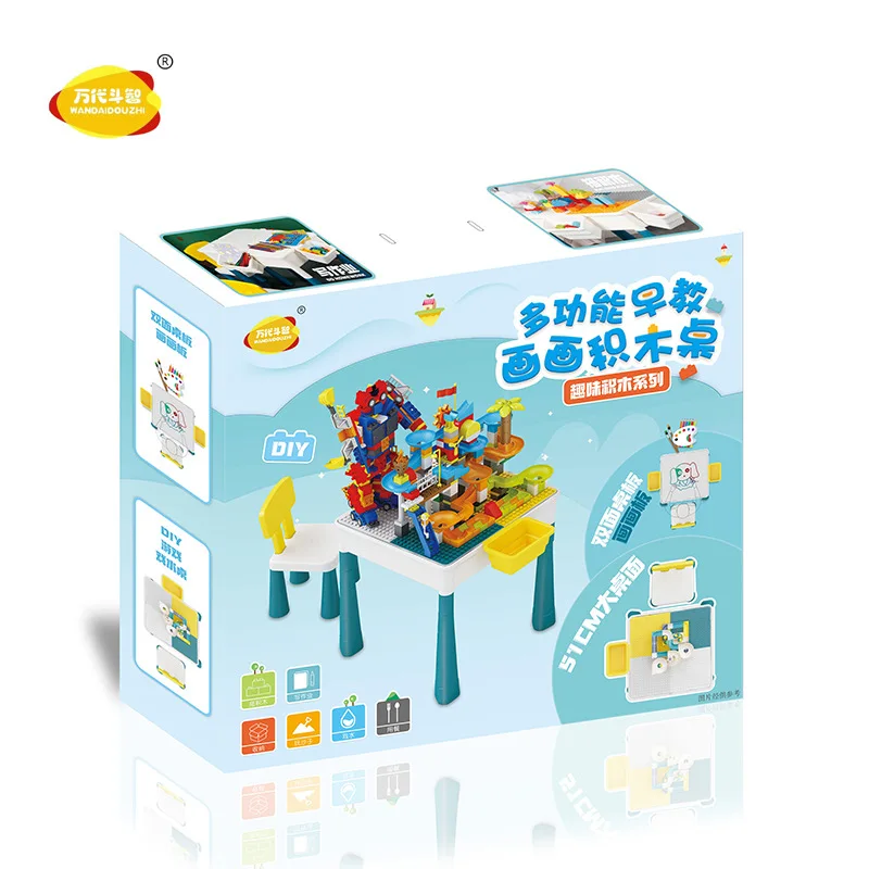 Compatible LEGO Assembled Educational GIRL'S And BOY'S Children Toy Desk Multi-functional Painting Breadboard ji mu zhuo Colorfu
Compatible LEGO Assembled Educational GIRL'S And BOY'S Children Toy Desk Multi-functional Painting Breadboard ji mu zhuo Colorfu