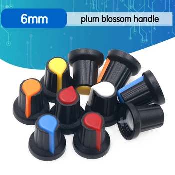 25PCS/lot WH148 potentiometer knob cap(copper core) 15X17mm 6mm Shaft Hole AG2 Yellow Orange Blue White Red 5value*5PCS=25PCS
25PCS/lot WH148 potentiometer knob cap(copper core) 15X17mm 6mm Shaft Hole AG2 Yellow Orange Blue White Red 5value*5PCS=25PCS