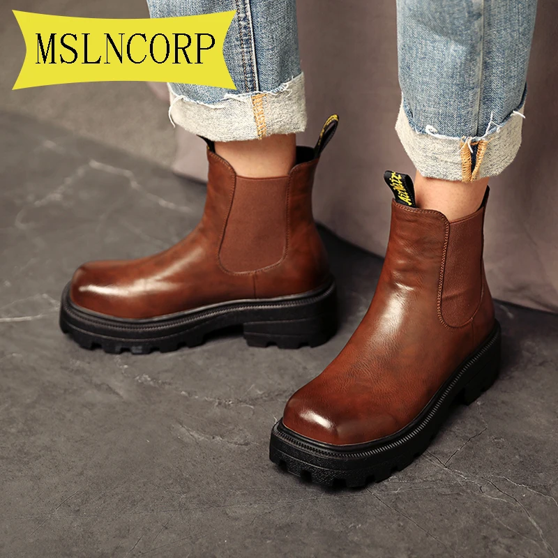 Plus Size 34-43 Women Boots Women Chunky Heel Ankle Boots Woman Shoes Autumn Brand Designer Chelsea Boots Female Platform Boots
Plus Size 34-43 Women Boots Women Chunky Heel Ankle Boots Woman Shoes Autumn Brand Designer Chelsea Boots Female Platform Boots