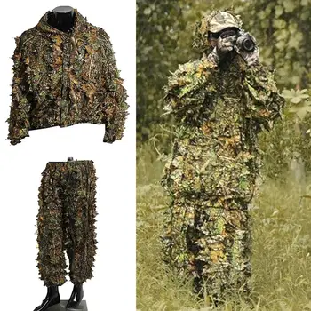 Camouflage Hunting Deer Stalking Clothing Ghillie 3D Woodland Camo Shooter Uniform Code Leaf Season Ghillie Suit CS
Camouflage Hunting Deer Stalking Clothing Ghillie 3D Woodland Camo Shooter Uniform Code Leaf Season Ghillie Suit CS