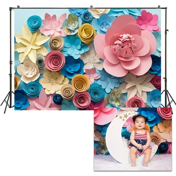HuaYibackdrops handmade flowers decoration background photography art fabric photography baby birthday photoshoot XT-5673
HuaYibackdrops handmade flowers decoration background photography art fabric photography baby birthday photoshoot XT-5673