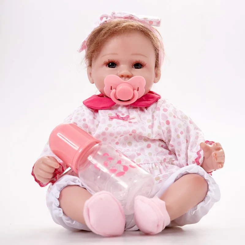 45cm Full Body Silicone Rebirth Baby Very Soft Touch Explosions Reborn Doll Simulation Baby Bebe Reborn
45cm Full Body Silicone Rebirth Baby Very Soft Touch Explosions Reborn Doll Simulation Baby Bebe Reborn