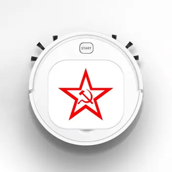 Auto USB Sweeping 1800Pa Multifunction Smart Robot Vacuum Cleaner Dry Wet Floor Cleaner USSR hammer sickle and star 
Auto USB Sweeping 1800Pa Multifunction Smart Robot Vacuum Cleaner Dry Wet Floor Cleaner USSR hammer sickle and star