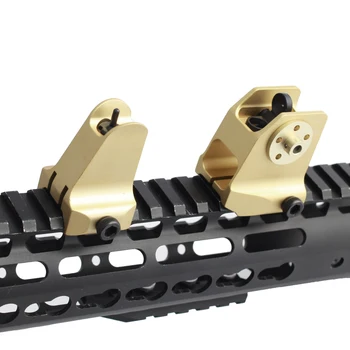 Magorui Golden CNC Front Rear Iron Sight Combo Set Windage Adjustment Knob for Hunting Airsoft AR15 Apertures Iron Sigh
Magorui Golden CNC Front Rear Iron Sight Combo Set Windage Adjustment Knob for Hunting Airsoft AR15 Apertures Iron Sigh