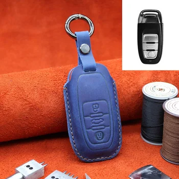 Leather Car Key fob Cover Protect Case for Audi A4 A4L A5 A6 A6L Q5 S5 S7 Shell Protection Key Case for Car Keychain Key Ring
Leather Car Key fob Cover Protect Case for Audi A4 A4L A5 A6 A6L Q5 S5 S7 Shell Protection Key Case for Car Keychain Key Ring