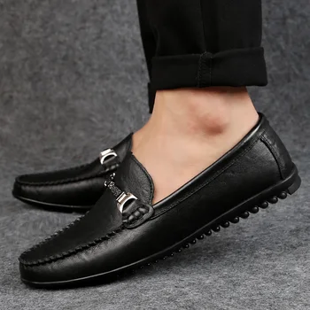 Vintage Genuine Leather Soft Loafers for Men outdoor fashion Slip On Breathable Lazy Loafers Moccasins Boat Flats Shoes j3
Vintage Genuine Leather Soft Loafers for Men outdoor fashion Slip On Breathable Lazy Loafers Moccasins Boat Flats Shoes j3