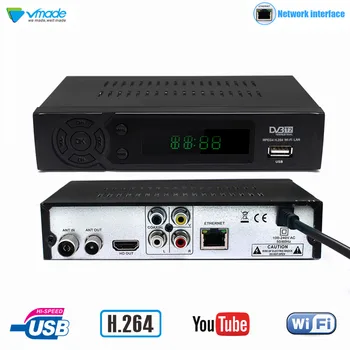HD Digital Terrestrial TV Receiver DVB-T2 Built-in RJ45 Nerwork H.264 MPEG-2/4 TV Set-Top Box Support Youtube IPTV M3U
HD Digital Terrestrial TV Receiver DVB-T2 Built-in RJ45 Nerwork H.264 MPEG-2/4 TV Set-Top Box Support Youtube IPTV M3U