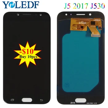 Super AMOLED J530 LCD For Samsung J5 2017 J530F Display Touch Screen Digitizer J5 Pro SM-J530F J530M J530G J530Y LCD Assembly
Super AMOLED J530 LCD For Samsung J5 2017 J530F Display Touch Screen Digitizer J5 Pro SM-J530F J530M J530G J530Y LCD Assembly