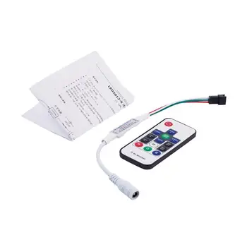 WS2811 and WS2812B DC5-12V 14keys Wireless RF Led RGB Controller 300 Kinds of Changes Digital Color LED Light Pixel Strip JK175
WS2811 and WS2812B DC5-12V 14keys Wireless RF Led RGB Controller 300 Kinds of Changes Digital Color LED Light Pixel Strip JK175