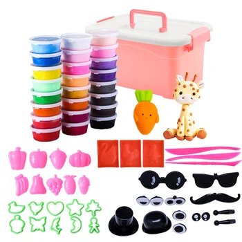 24 Colors No Baked Polymer Clay Modeling Clay Floam Slime Fluffy Slime Toys Fluffy Slime Box Light Plasticine for Children
24 Colors No Baked Polymer Clay Modeling Clay Floam Slime Fluffy Slime Toys Fluffy Slime Box Light Plasticine for Children
