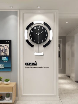 Modern Nordic Living Room Wall Clock Simple Creative Home Decoration Pendulum Slient Horloge Luxury Big Simple Reloj Pared G5B
Modern Nordic Living Room Wall Clock Simple Creative Home Decoration Pendulum Slient Horloge Luxury Big Simple Reloj Pared G5B