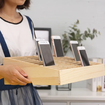 2019 Newest Wooden mobile Phone Storage Boxes Phone Container Home Office Holder Table Organizer Organizer 48-Grid
2019 Newest Wooden mobile Phone Storage Boxes Phone Container Home Office Holder Table Organizer Organizer 48-Grid