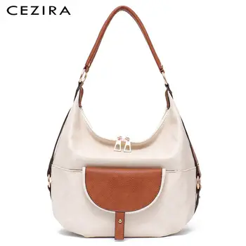 CEZIRA PU Leather Hobo For Women Flap Front Pocket Pillow Shoulder Bags Ladies Panelled Color Messenger Bag Daily Work Handbags
CEZIRA PU Leather Hobo For Women Flap Front Pocket Pillow Shoulder Bags Ladies Panelled Color Messenger Bag Daily Work Handbags