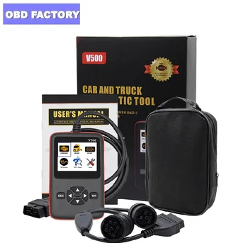 V500 Code Reader 12V/24V For Car and Truck OBD 2 OBD2 Car Diagnostic Auto Tool For J1939 Heavy Duty Truck EOBD PK ELM 327 V1.5
V500 Code Reader 12V/24V For Car and Truck OBD 2 OBD2 Car Diagnostic Auto Tool For J1939 Heavy Duty Truck EOBD PK ELM 327 V1.5