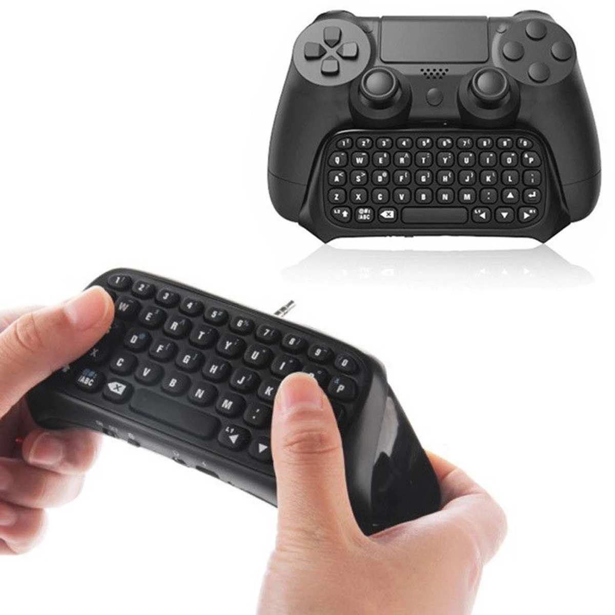 SOONHUA Chatpad Controller Game Pad Controllers Keyboard BT Wireless Keyboards With Cable 3.5mm Audio Jack For PS4
SOONHUA Chatpad Controller Game Pad Controllers Keyboard BT Wireless Keyboards With Cable 3.5mm Audio Jack For PS4