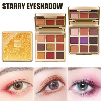 High Quality Starry Series Eyeshadow Set 9-Colors Mixed Matte Glitter Waterproof Long Lasting Eyeshadow Tray Makeup Beauty
High Quality Starry Series Eyeshadow Set 9-Colors Mixed Matte Glitter Waterproof Long Lasting Eyeshadow Tray Makeup Beauty