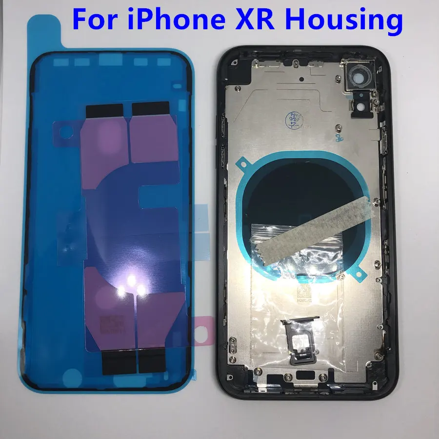 Replacement Parts for iPhone XR Rear Housing Middle Frame and Back Glass Cover with CE+Text,Black White Red Yellow Blue Coral
Replacement Parts for iPhone XR Rear Housing Middle Frame and Back Glass Cover with CE+Text,Black White Red Yellow Blue Coral