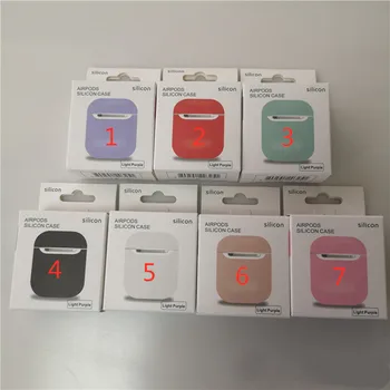 200pcs Airpods 1 2 generations headphone Case Silicone Protective Cover Earphone Sets Universal Anti-fall Shell with retail Box
200pcs Airpods 1 2 generations headphone Case Silicone Protective Cover Earphone Sets Universal Anti-fall Shell with retail Box