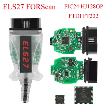 ELS27 FORScan Scanner 2.3.7 PIC24HJ128GP FTDI For Ford Mazda/Lincoln/Mercury Vehicles OBD2 car diagnostics Support ELM327 J2534 
ELS27 FORScan Scanner 2.3.7 PIC24HJ128GP FTDI For Ford Mazda/Lincoln/Mercury Vehicles OBD2 car diagnostics Support ELM327 J2534