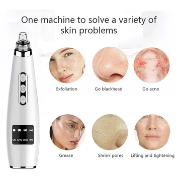 Electric Facial Pore Blackhead Vacuum Suction Remove Machine with 5 Probes Remove Dead Skin Professional Facial Care Tools
Electric Facial Pore Blackhead Vacuum Suction Remove Machine with 5 Probes Remove Dead Skin Professional Facial Care Tools