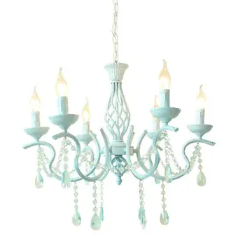 French Country Chandelier,6 Lights Farmhouse Candle Iron Chandelier for Kitchen Island,Dining Room,Bedroom, Lustres 8-light blue 
French Country Chandelier,6 Lights Farmhouse Candle Iron Chandelier for Kitchen Island,Dining Room,Bedroom, Lustres 8-light blue