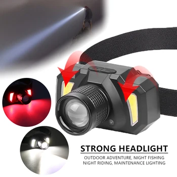 Portable Mini Powerful Light XPE COB Strong LED Light Headlamp With Built-in Battery USB Charging Telescopic Zoom Sensor Headlam
Portable Mini Powerful Light XPE COB Strong LED Light Headlamp With Built-in Battery USB Charging Telescopic Zoom Sensor Headlam