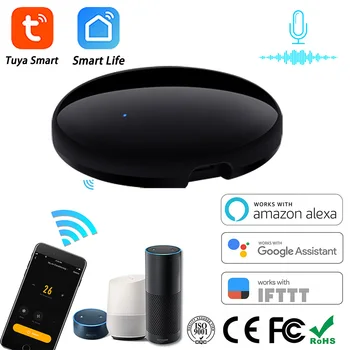 tuya smart home wifi infrared remote control WiFi + Infrared Home Control Hub Tuya App Works with Google Assistant Alexa Siri
tuya smart home wifi infrared remote control WiFi + Infrared Home Control Hub Tuya App Works with Google Assistant Alexa Siri