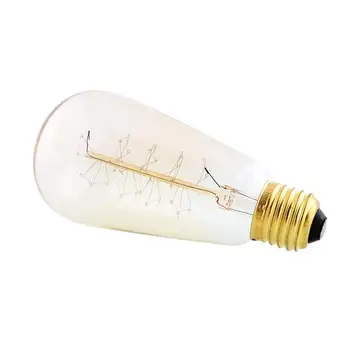 LED Bulb Teardrops ST64 Light Spiral Filament Vintage Light Bulb 40W Edison Base Industry Warm White Home E27 Style Lamp
LED Bulb Teardrops ST64 Light Spiral Filament Vintage Light Bulb 40W Edison Base Industry Warm White Home E27 Style Lamp