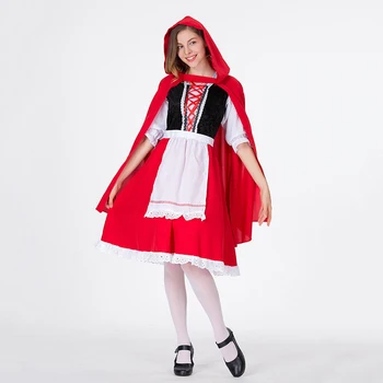 sexy Women Classic Little Red Riding Hood Costume Halloween Party Robe Play Dress Lady Sexy Anime Cosplay Fantasy Game Uiform
sexy Women Classic Little Red Riding Hood Costume Halloween Party Robe Play Dress Lady Sexy Anime Cosplay Fantasy Game Uiform