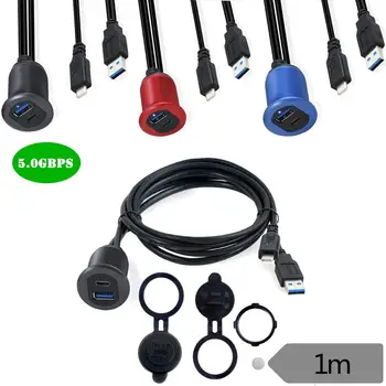 LED light Type C 2.0 and USB 3.0 Male to Female AUX Car Mount Flush Cable Waterproof Extension for Car Truck Boat Motorcycle Das
LED light Type C 2.0 and USB 3.0 Male to Female AUX Car Mount Flush Cable Waterproof Extension for Car Truck Boat Motorcycle Das