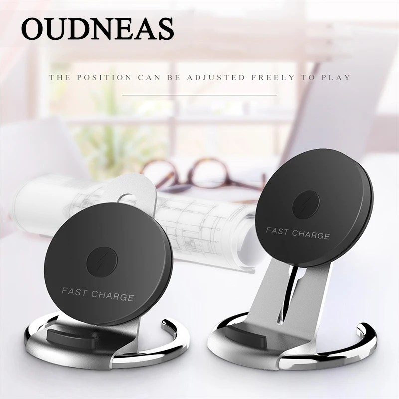 OUDNEAS Qi Fast Wireless Charger for Samsung S8 Plus S7 S6 Edge 5V/2A Quick Charging Universal Pad for iPhone X 8 6 7 7Plus
OUDNEAS Qi Fast Wireless Charger for Samsung S8 Plus S7 S6 Edge 5V/2A Quick Charging Universal Pad for iPhone X 8 6 7 7Plus
