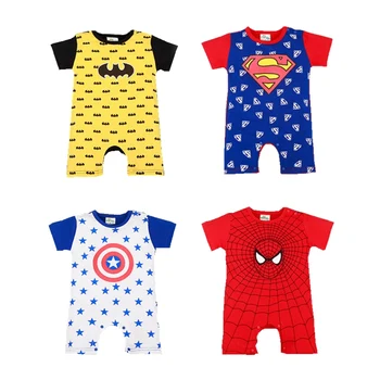 Infant Boys Clothes Summer Cotton Shortalls Baby Boy Super Hero Leotard Costume One Piece Printed Short-sleeved Jumpsuit
Infant Boys Clothes Summer Cotton Shortalls Baby Boy Super Hero Leotard Costume One Piece Printed Short-sleeved Jumpsuit