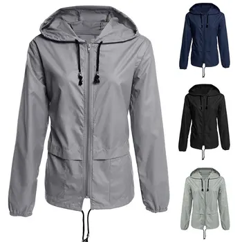 2019 Autumn Women Jacket Spring fashion Hooded Two Side Wear Drawstring Cartoon Print Outwear Female Loose Coat Windbreaker 
2019 Autumn Women Jacket Spring fashion Hooded Two Side Wear Drawstring Cartoon Print Outwear Female Loose Coat Windbreaker