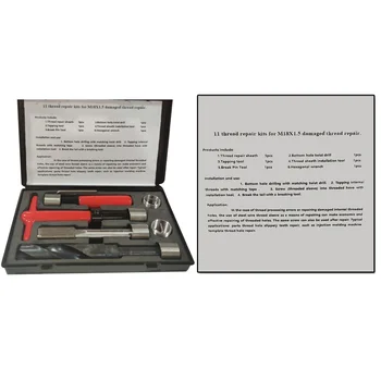 Handtool Thread repair tools Equipment Supplies Accessory 11pcs Broken
Handtool Thread repair tools Equipment Supplies Accessory 11pcs Broken