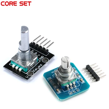 360 Degrees Rotary Switch Encoder Module with 15x13.5 mm Potentiometer Half Shaft Hole Knob Sensor Switch for Arduino
360 Degrees Rotary Switch Encoder Module with 15x13.5 mm Potentiometer Half Shaft Hole Knob Sensor Switch for Arduino