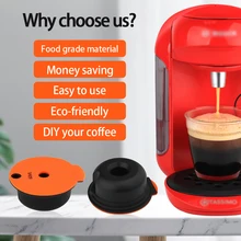 Reusable Coffee Capsules For BO-SCH Machine Tassimo Refillable Bosch Coffee Filter Cups With Silicone Lid Special
Reusable Coffee Capsules For BO-SCH Machine Tassimo Refillable Bosch Coffee Filter Cups With Silicone Lid Special