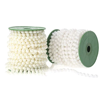 25m Pearl String Artificial Pearls Beads String For DIY Garland Wedding Party Decoration Supplies Bride Flowers Accessory
25m Pearl String Artificial Pearls Beads String For DIY Garland Wedding Party Decoration Supplies Bride Flowers Accessory