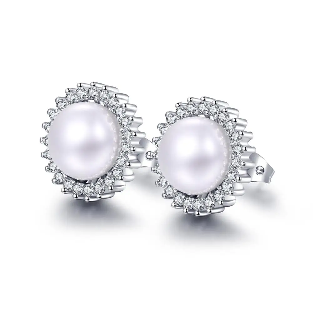 CH-513 Pearl Earrings Real 925 Sterling Silver Semi-Round Pearl Earrings For Women gift
CH-513 Pearl Earrings Real 925 Sterling Silver Semi-Round Pearl Earrings For Women gift