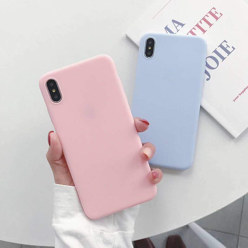 Soft Back Cover Matte Color Case For Iphone 6 6s 7 8 Plus X Xr Xs Max Shockproof Tpu Silicone Protective Luxury Candy Capa Coque
Soft Back Cover Matte Color Case For Iphone 6 6s 7 8 Plus X Xr Xs Max Shockproof Tpu Silicone Protective Luxury Candy Capa Coque
