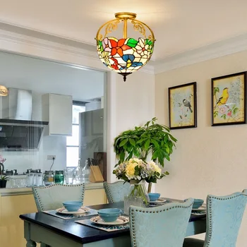 30cm European Garden Bird Tiffany's stained glass dining room bedroom corridor bathroom glass ceiling lamp
30cm European Garden Bird Tiffany's stained glass dining room bedroom corridor bathroom glass ceiling lamp